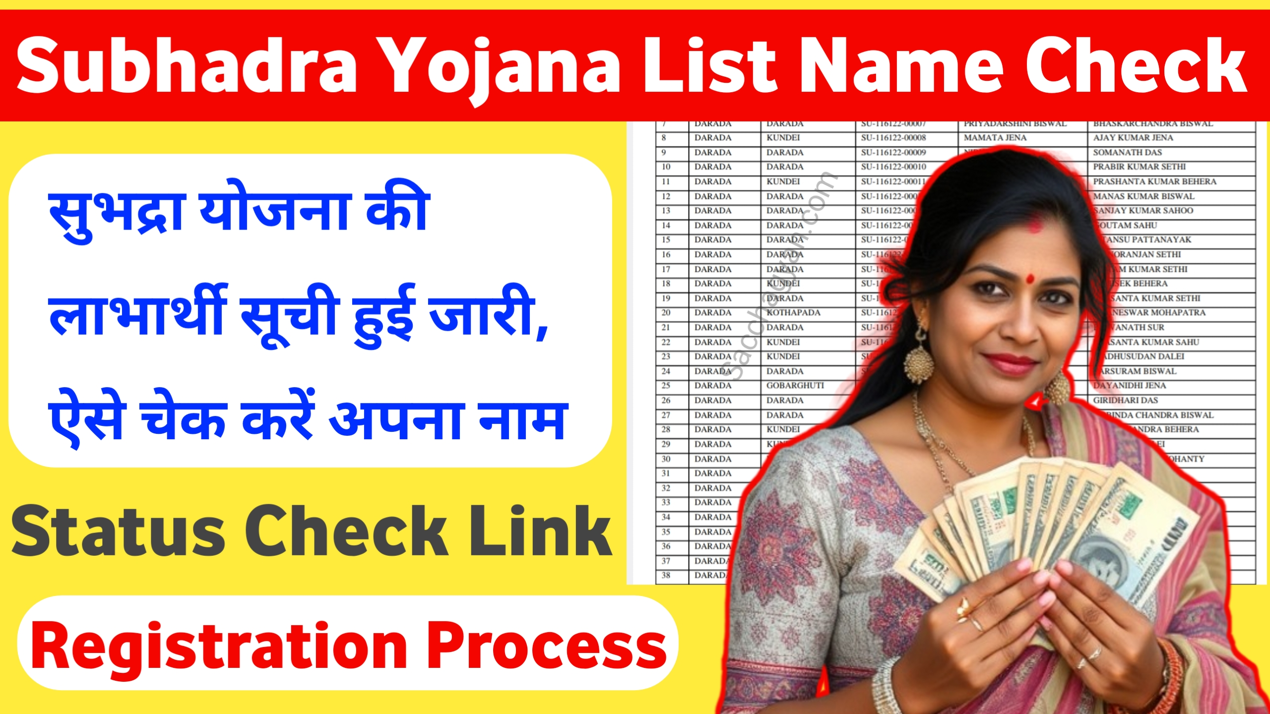 Subhadra Yojana List Name Check